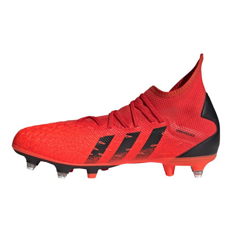 Scarpe da calcio Adidas Predator Freak.3 Sg M FY6308 multicolore arance e rossi 1