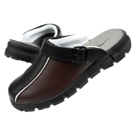 Abeba 57315 zoccoli per scarpe mediche marrone 1