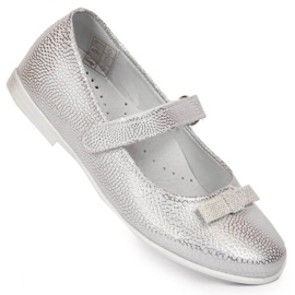 Ballerine comunione Kornecki Jr. 6493 argento 1