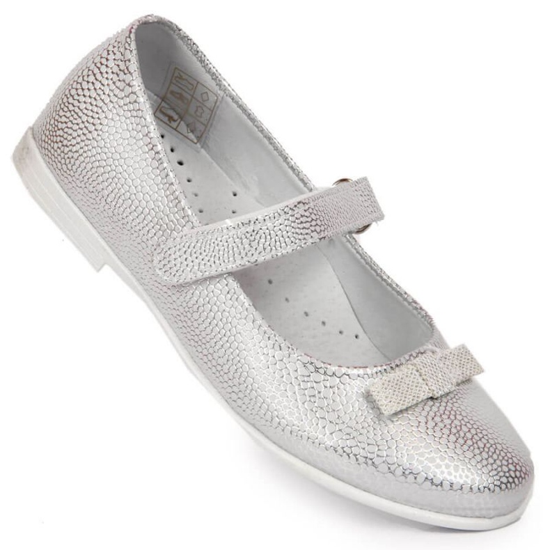 Ballerine comunione Kornecki Jr. 6493 argento 1