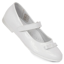 Ballerine comunione Kornecki Jr 6493 bianche bianco 1