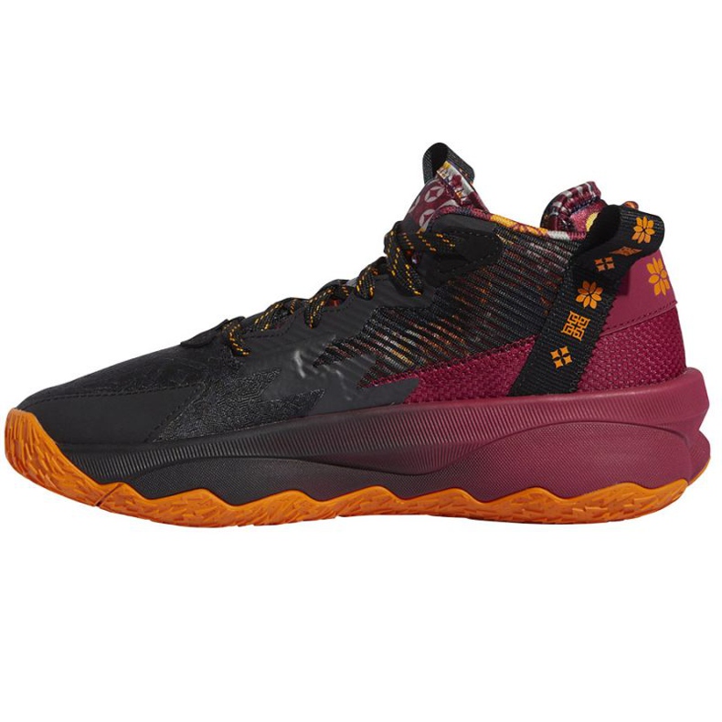 Scarpa da basket Adidas Dame 8 Jr GW3862 multicolore nero 1