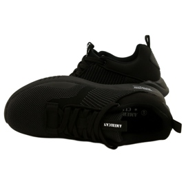 Scarpe sportive da uomo American Club RH80 / 22 nere nero 5