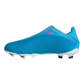 Scarpe da calcio Adidas X Speedflow.3 Ll Fg Jr GW7497 blu blu 1