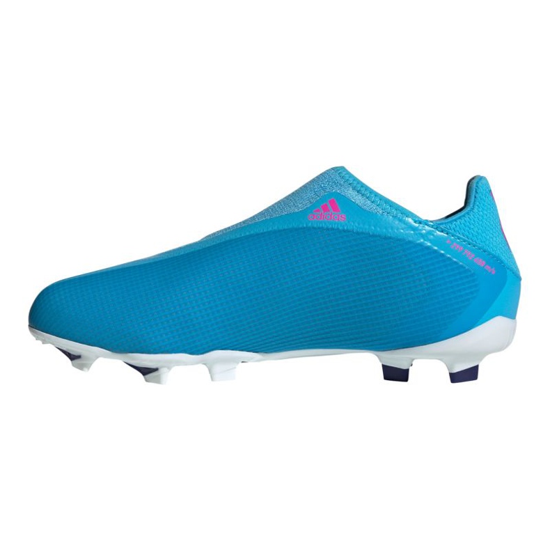 Scarpe da calcio Adidas X Speedflow.3 Ll Fg Jr GW7497 blu blu 1