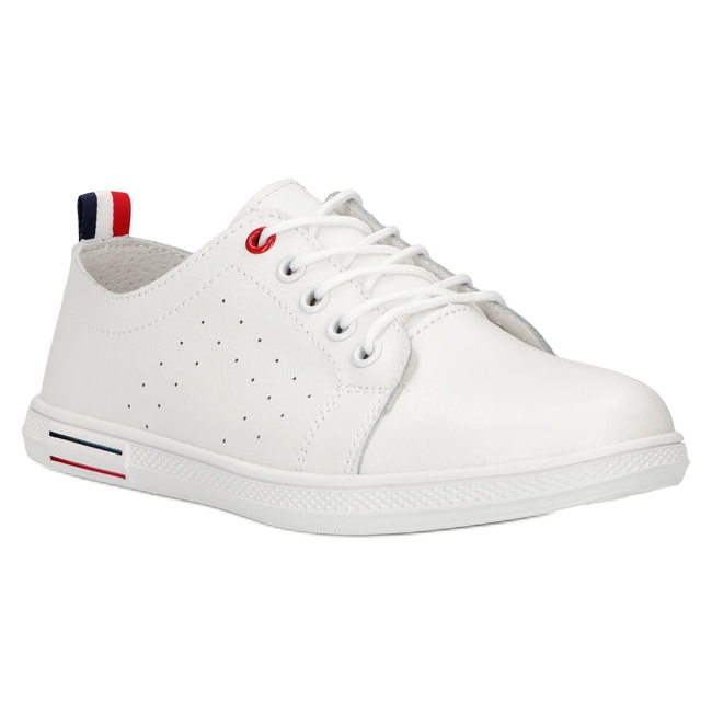 Sneakers da donna legate Filippo DP3508 Bianche bianco 3