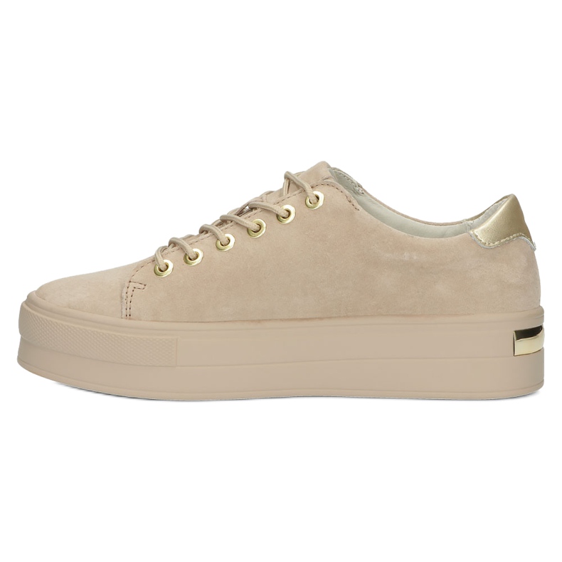 Creepers in pelle beige Filippo DP3533 1
