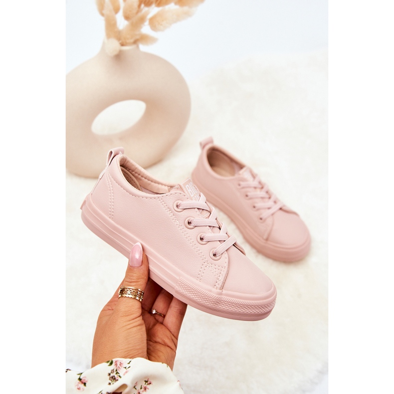 Sneakers in pelle Big Star JJ374022 Nude rosa 1