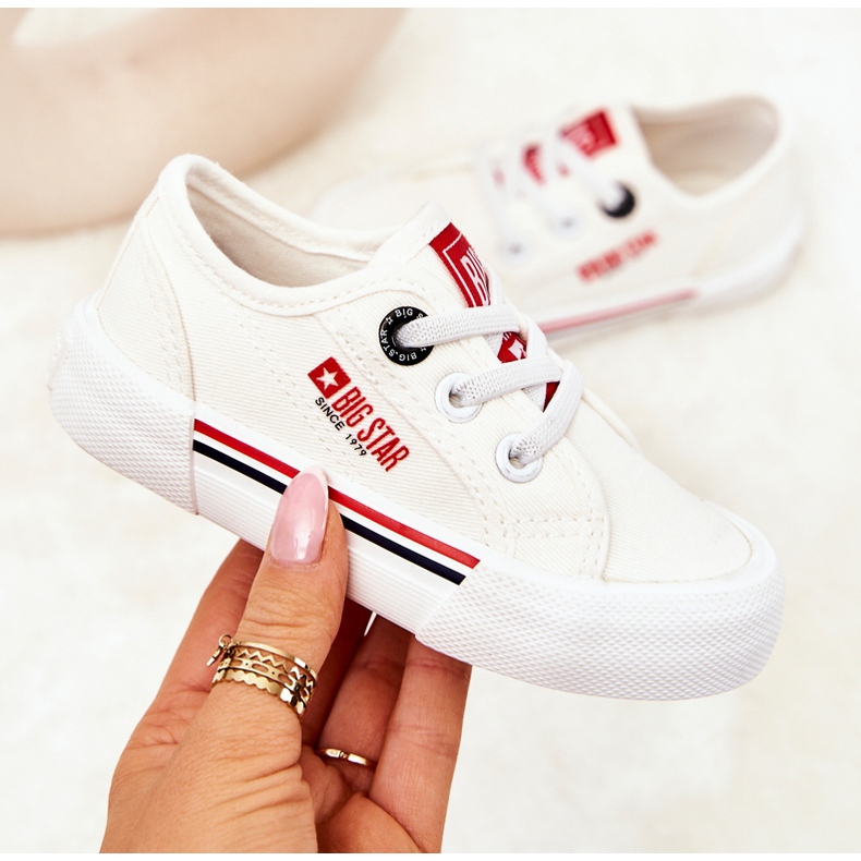Sneakers Slip-On Big Star JJ374165 Bianche bianco bianco 1