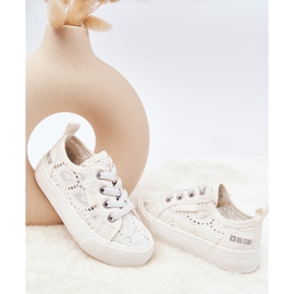 Sneakers traforate Big Star JJ374134 Bianche bianco 2