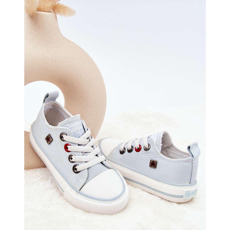 Sneakers basse classiche da bambino Big Star HH374094 Blu 1