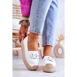 FB2 Espadrillas Classiche Sulla Piattaforma Bianca Di Julianne 2
