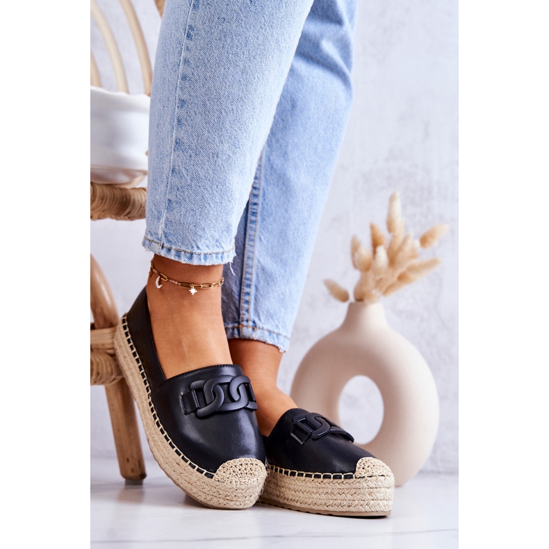 FB2 Espadrillas classiche su piattaforma Julianne nera nero 2