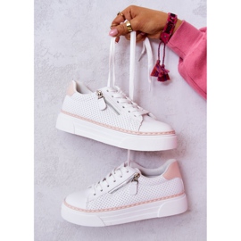 FB2 Scarpe Sportive Sulla Piattaforma Louis Bianca E Rosa bianco 1