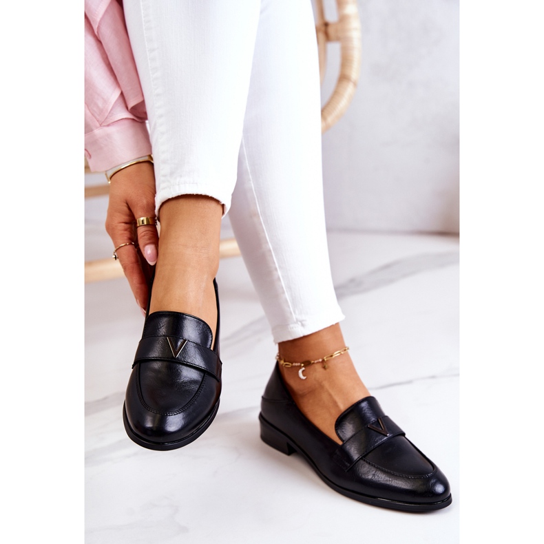 Vinceza Scarpe in pelle Sherilyn nere nero 1