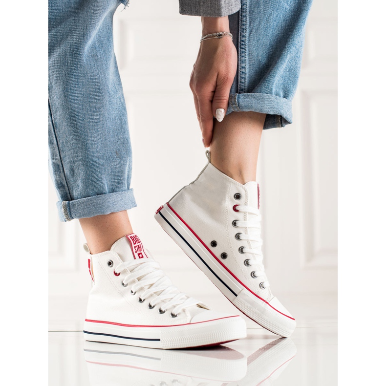 Sneakers Alte Big Star JJ274127 bianco 1