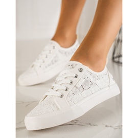 Sneakers traforate Big Star da donna W274925 bianco 1