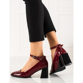 Décolleté con fibbia La.Fi rosso 2