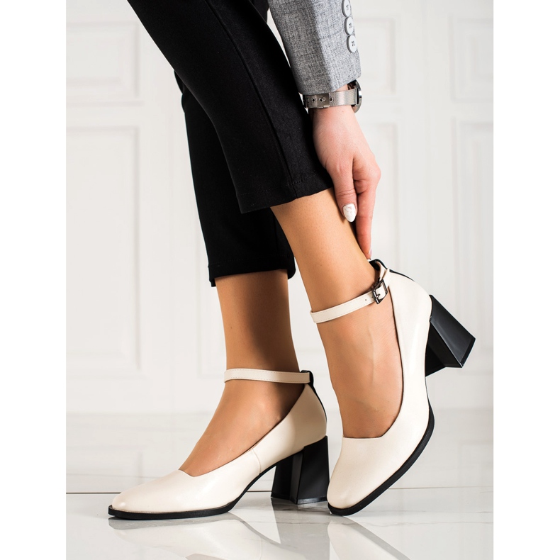 Décolleté Con Fibbia LA.FI beige 1
