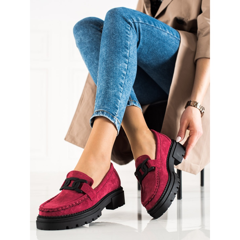 Mocassini fashion LA.FI rosso 1