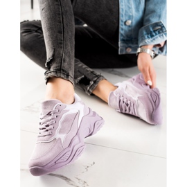 Marquiz Sneakers Viola Sulla Piattaforma 2
