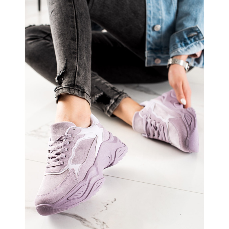 Marquiz Sneakers Viola Sulla Piattaforma 2