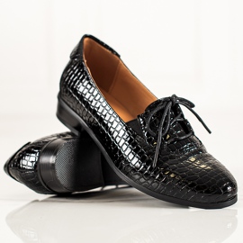 W. Potocki Eleganti scarpe Potocki stringate nero 1