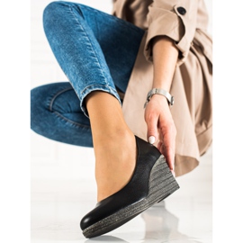 W. Potocki Pompe Classiche Su Wedge Potocki nero 1