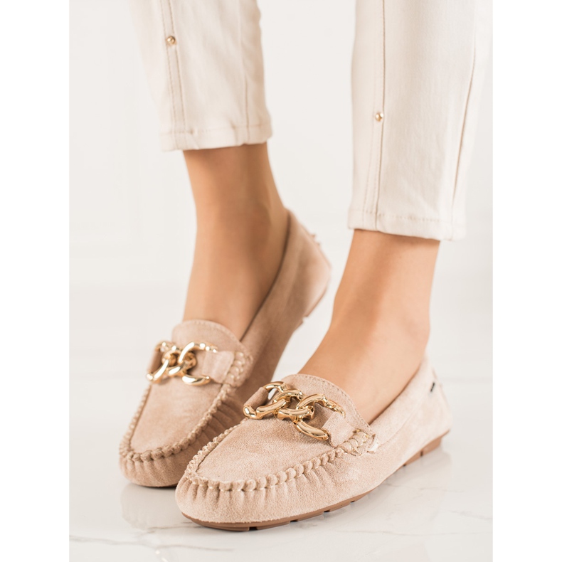 Goodin Mocassini Classici Con Ornamento beige 2