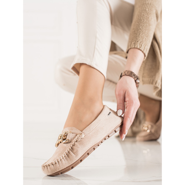 Goodin Mocassini Classici Con Ornamento beige 1