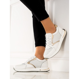 Goodin Sneakers casual in pelle bianco 1