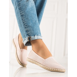 TRENDI Comode espadrillas in ecopelle rosa 2
