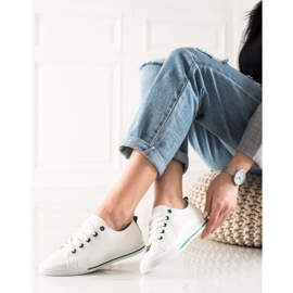 TRENDI Sneakers basse classiche bianco 2