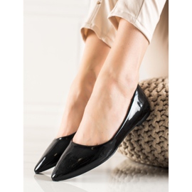 Encor Ballerina Laccata In Spitz nero 1