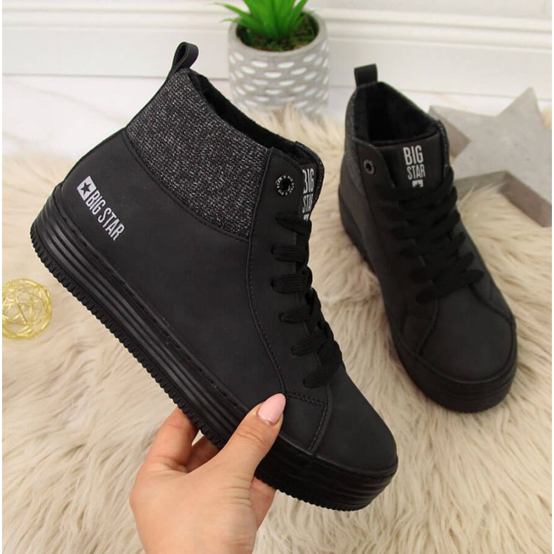 Sneakers isolate Big Star W II274147 nere nero 1