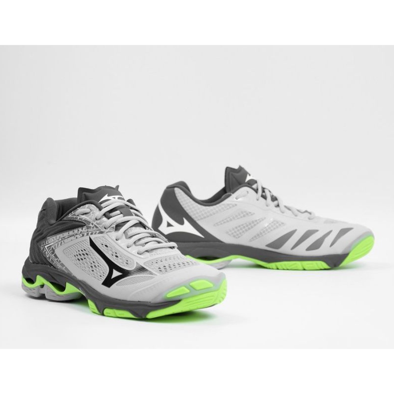 Scarpe da pallavolo Mizuno Wave Lightning Z5 M V1GA190037 grigio sfumature di grigio 2