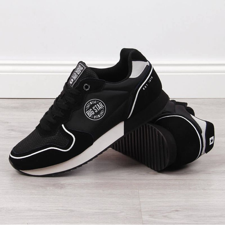 Scarpe sportive nere Big Star M JJ174140 nero 2