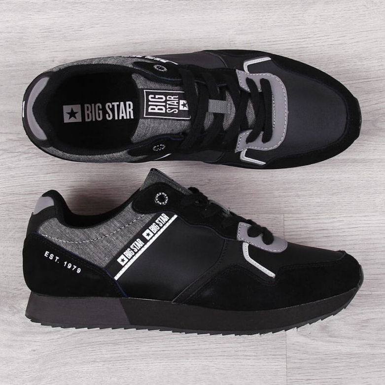 Scarpe sportive Big Star JJ174145, nere nero 2