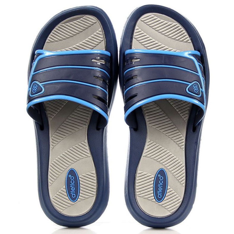 Ciabatte in gomma blu navy Atletico M ATC204B 1