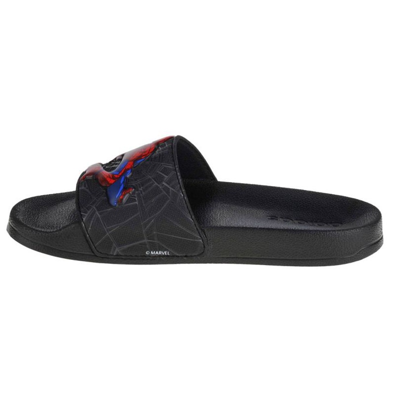 Adidas Adilette Shower Slides Spiderman Jr FZ1716 pantofole nero 1
