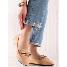 TRENDI Signori classici con un inchino beige 2
