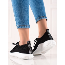 TRENDI Sneakers sportive leggere nero 1