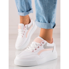 Weide Scarpe Casual Sulla Piattaforma bianca 2