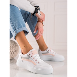 Weide Scarpe Casual Sulla Piattaforma bianca 1