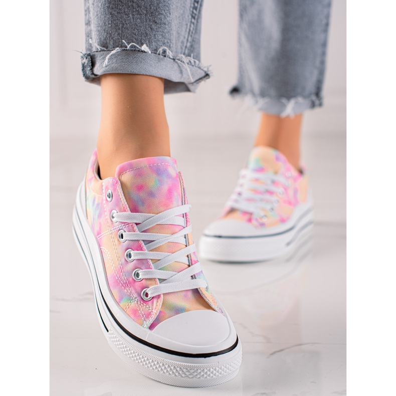 TRENDI Sneakers Colorate Sulla Piattaforma multicolore 1
