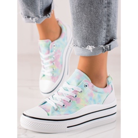 TRENDI Sneakers Colorate Sulla Piattaforma multicolore 1