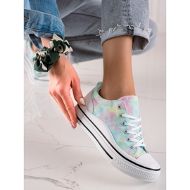 TRENDI Sneakers Colorate Sulla Piattaforma multicolore 2