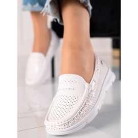 Goodin Mocassini Leggeri Sulla Piattaforma bianca 1