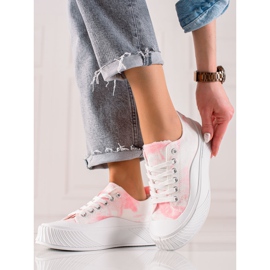 Seastar Sneakers Alla Moda Su Un'ampia Piattaforma bianca 2