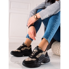 Seastar Sneakers Nere Con Fantasie beige marrone nero 1